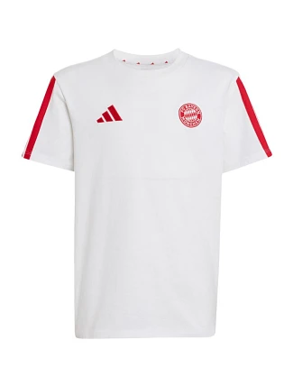 Detské tričko adidas FC Bayern Muenchen červeno-biele KG2591