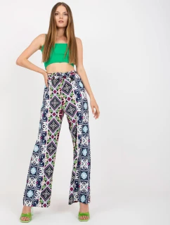 DHJ SP 13587 nohavice.66P čierna a modrá