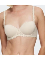 Dámska podprsenka Wild Azalea Florale WHP - BROWN - light beige 00RB - TRIUMPH