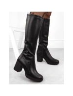 Dámske čierne zateplené čižmy Sergio Leone KZ257