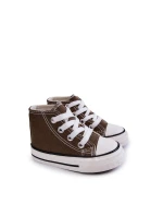 Dziecięce Wysokie Trampki Khaki Filemon