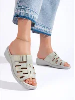 Módne dámske sivé a strieborné ponožky na plochom podpätku Módne dámske sivé a strieborné ponožky na plochom podpätku