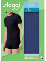 Pánske tričko EVER Ease O-Neck - UNKNOWN - tmavomodrá 6312 - SLOGGI Pánske tričko EVER Ease O-Neck - UNKNOWN - tmavomodrá 6312 - SLOGGI