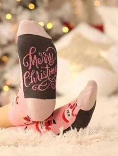 Ponožky Wola U04.155 Veselé Vianoce 35-46