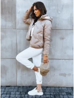 Dámska prešívaná bunda LIDIL beige FashionStreet TY3830