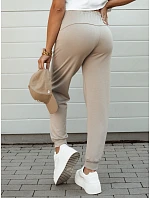 Dámske tepláky SMILL beige FashionStreet UY2112 Dámske tepláky SMILL beige FashionStreet UY2112