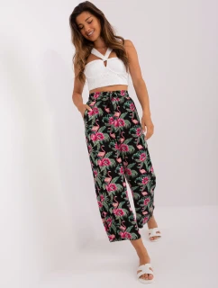 Nohavice D73770R62237B black green