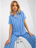Blúzka D73771M11063A modrá