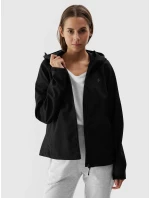 Dámska softshellová vetruodolná bunda s membránou 5000 4F - čierna