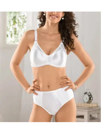 Dámska podprsenka bez kostíc 5063 biela - Naturana