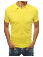 Pánske žlté polo tričko FashionStreet PX0314 Pánske žlté polo tričko FashionStreet PX0314