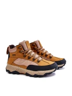 Pánska zateplená treková obuv Cross Jeans KK1R4020C camel