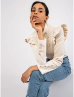 Blúzka DHJ BZ 6533A.44P svetlo béžová