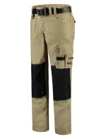 Pracovné nohavice z plátna Cordura unisex khaki