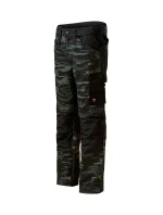 Vertex Camo pracovné nohavice pánske maskáčové tmavosivé