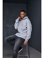 Build your Brand BB 006 Oversize mikina s kapucňou z hrubej bavlny 56.B006 charcoal