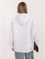 Mikina RV BL A1034.30 melanžová sivá