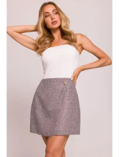 M854 Mini sukňa - grafitová