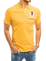 Pánske žlté polo tričko FashionStreet PX0358