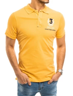 Pánske žlté polo tričko FashionStreet PX0358