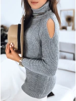 Dámsky sveter ARIEL light grey FashionStreet MY1704 Dámsky sveter ARIEL light grey FashionStreet MY1704