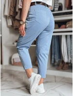 Dámske bavlnené nohavice CHINOSKA modré FashionStreet UY2559 Dámske bavlnené nohavice CHINOSKA modré FashionStreet UY2559