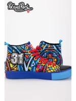 Trampki Pol'and'Rock Festival X Big Star SS174500 Niebieskie