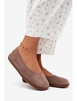 Dámske balerínky Barefoot Taupe Hollin Dámske balerínky Barefoot Taupe Hollin
