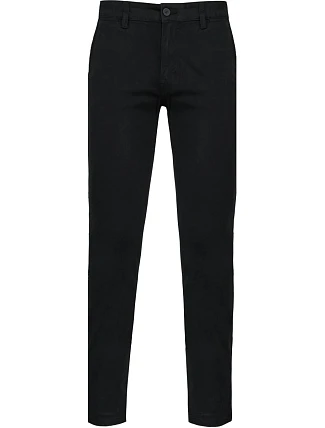 Kariban K 740 Pánske chino nohavice 20.K740 čierne