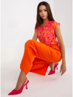 DHJ nohavice SP 15679.01X oranžová