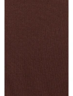 Asymetrické pletené šaty M820 hnedé - Moe