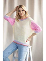 Sveter s krátkym rukávom model 178640 PeeKaBoo