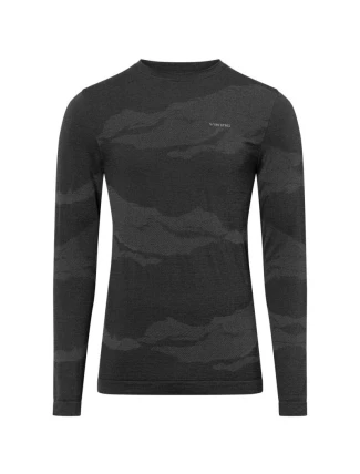 Pánske spodné prádlo VIKING Gasher Man Longsleeve Merino veľkosť M black