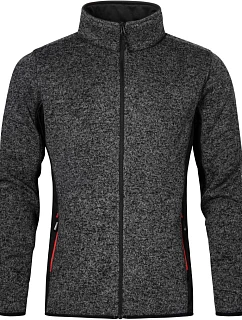Promodoro 7700 Pánska pracovná pletená fleecová bunda 40.7700 heather graphite