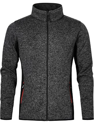 Promodoro 7700 Pánska pracovná pletená fleecová bunda 40.7700 heather graphite Promodoro 7700 Pánska pracovná pletená fleecová bunda 40.7700 heather graphite