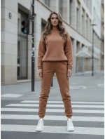 Dámska tepláková súprava ARIELLA PREMIUM mocha FashionStreet AY0730