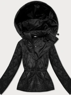Dámska ľahká bunda s kapucňou Minority black (B25-510-1)