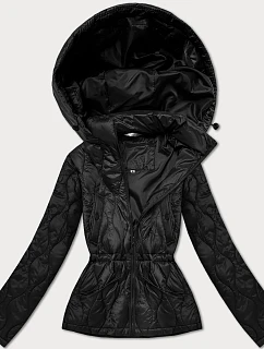 Dámska ľahká bunda s kapucňou Minority black (B25-510-1)