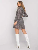 WN SK 18951 šaty.41X čiernobielo