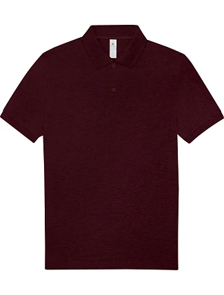 B&C My Polo 210 – polokošeľa z hrubej bavlny 01.U426, melírovaná bordová B&C My Polo 210 – polokošeľa z hrubej bavlny 01.U426, melírovaná bordová