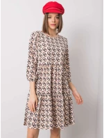 Šaty WN SK R821 1.65 svetlo béžová Šaty WN SK R821 1.65 svetlo béžová