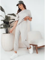 Dámska tepláková súprava RIZNA sivá FashionStreet AY1033 Dámska tepláková súprava RIZNA sivá FashionStreet AY1033