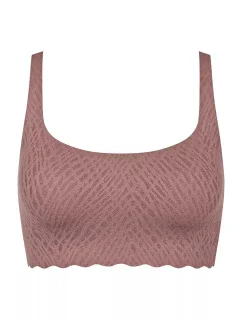 ZERO Feel Bliss Top - BROWN - hnedá 1141 - SLOGGI