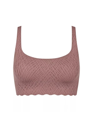 ZERO Feel Bliss Top - BROWN - hnedá 1141 - SLOGGI ZERO Feel Bliss Top - BROWN - hnedá 1141 - SLOGGI