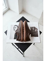 Dámske kožené topánky Zazoo 10189 Chocolate Dámske kožené topánky Zazoo 10189 Chocolate