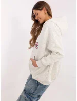 Mikina EM BL 881.16 svetlo šedá