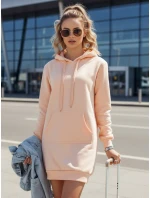 Dámska dlhá oversize mikina TIMMY pink FashionStreet EY1940