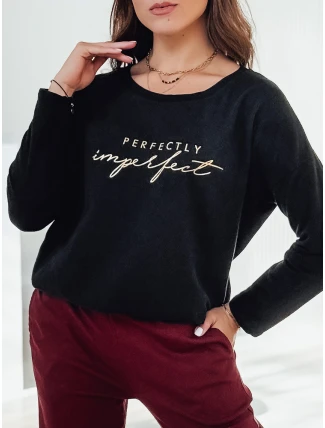 Dámska blúzka VIVILINES oversize s potlačou čierna FashionStreet RY2692 Dámska blúzka VIVILINES oversize s potlačou čierna FashionStreet RY2692
