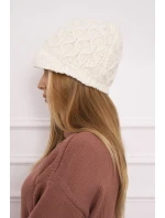 Fleecová čiapka Roma Bis K235 ecru