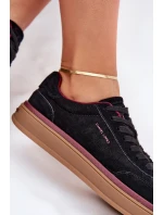 Semišové dámske tenisky Daniel Lopez SS2D4006 Black Semišové dámske tenisky Daniel Lopez SS2D4006 Black